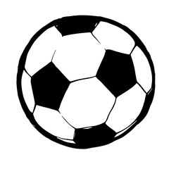vector illustration of soccer ball 