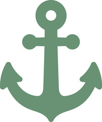 Nautical anchor symbol marine nautical element maritime nautical symbol nautical icon vector