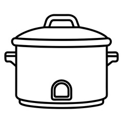 cooking pot vector illustration