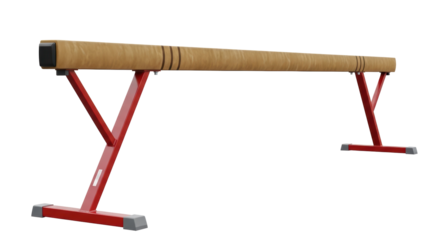 Isolated Gymnastics Beam
