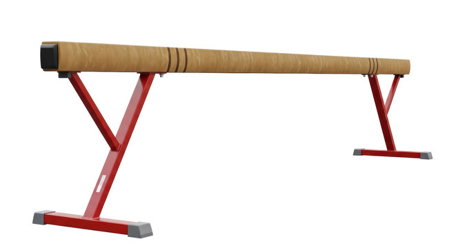 Isolated Gymnastics Beam