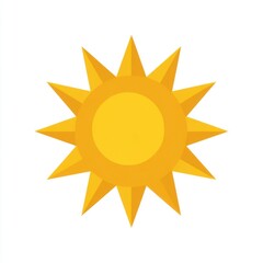 Solar Energy Renewable Power Flat Icon Sustainable Technology Minimal Design