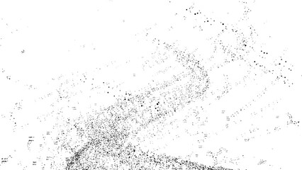 Abstract vector whirlwind of dust particles. Futuristic vortex. Explosion dynamic white wave in space. Wormhole shimmering.