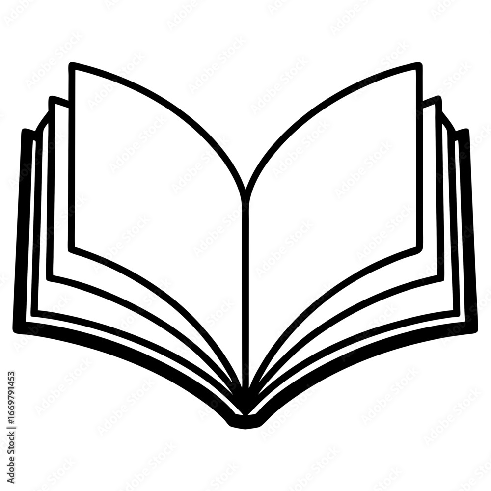 Poster a vector illustration of an open book with a heart symbol on its pages represents the love of readin