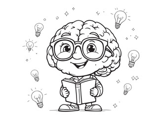 Practice concept line art