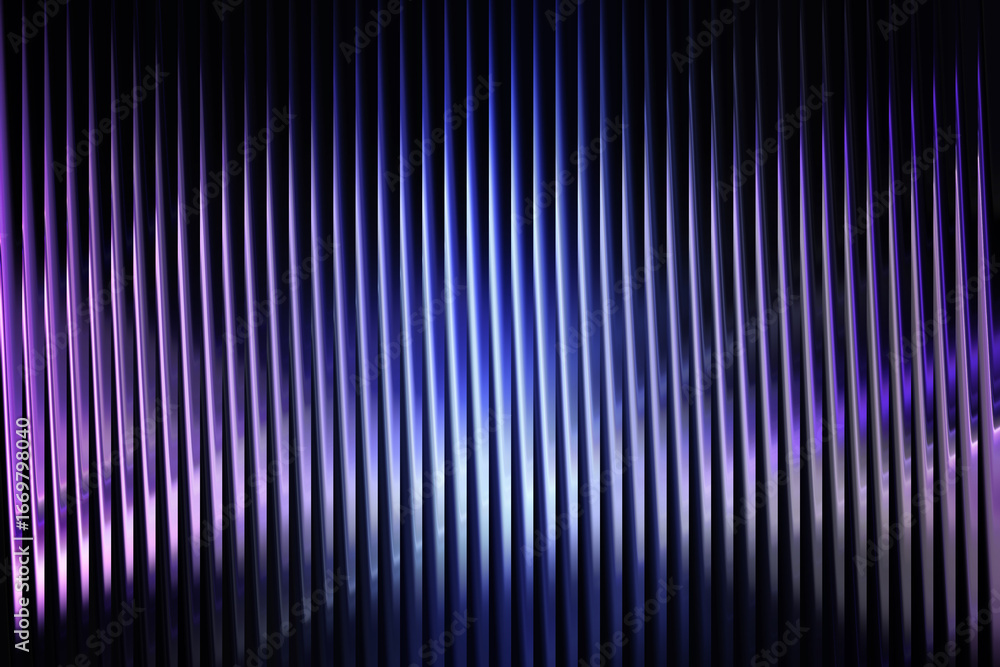 Poster dark blue and violet gradient strip abstract design. modern flowing light waves for innovation and t