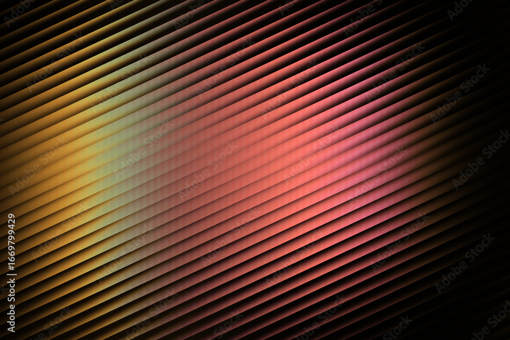Poster golden orange diagonal gradient stripe glowing luminous abstract background. bright neon lines with 