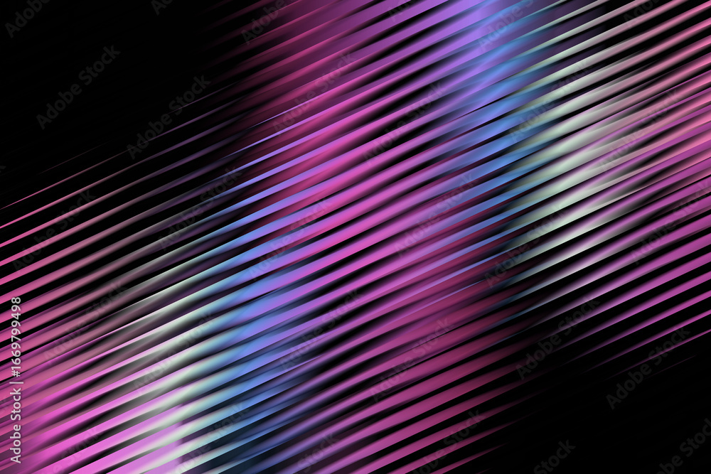Poster pink and purple diagonal gradient stripe luminous abstract design. smooth glowing neon lines with fu