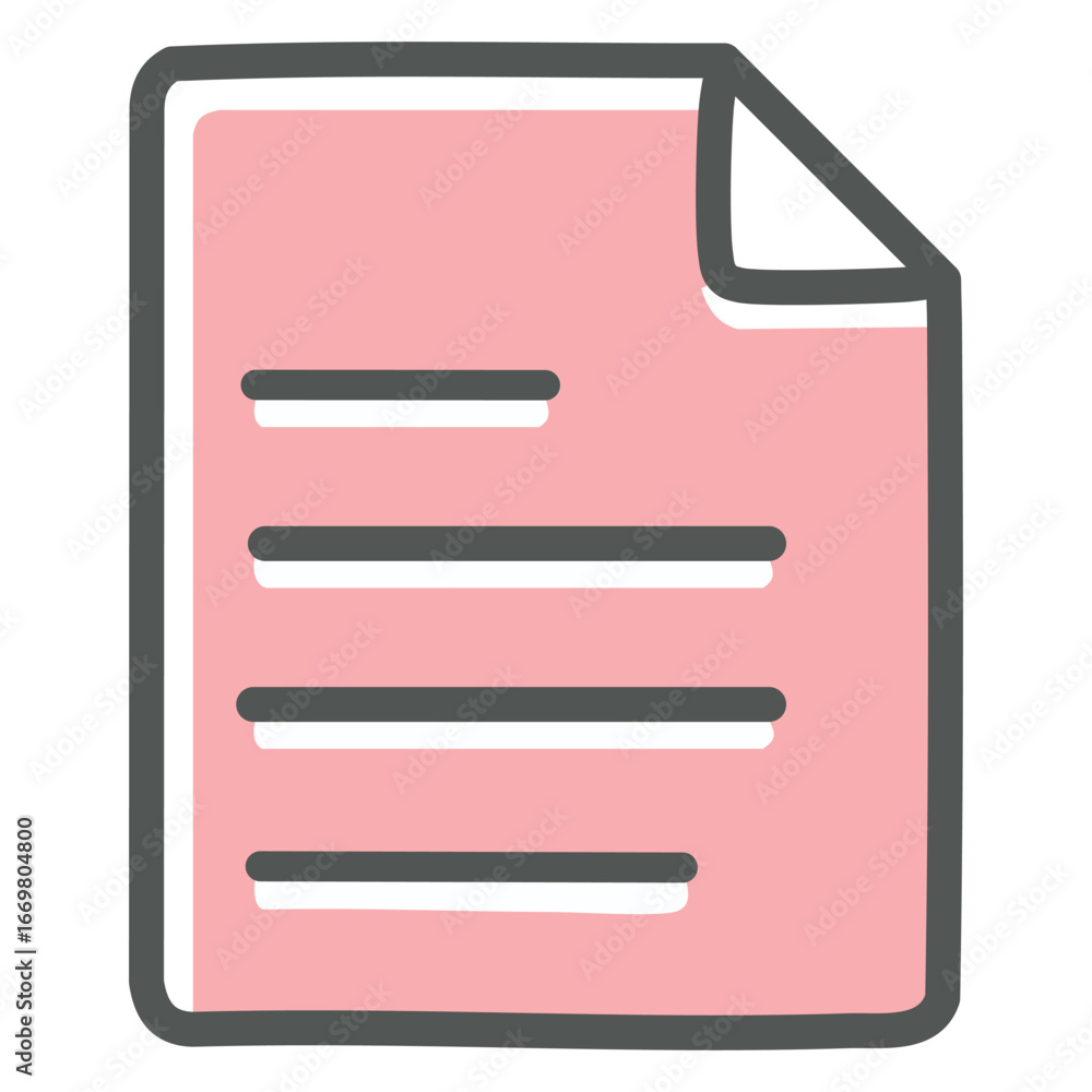 Poster a vibrant and simple vector icon of a stack of papers, representing a large amount of documentation 