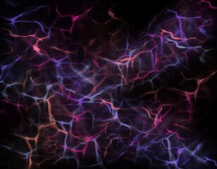 abstract pattern of lightning galaxy on dark background