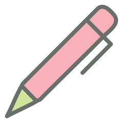A stylized vector icon of a drawing tablet pen, symbolizing digital art and modern creative tools.