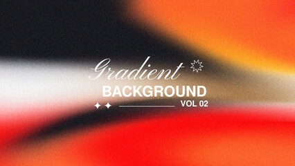 Red Orange Gradient Background. Warm Abstract Backdrop