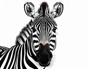 Generated image of zebra