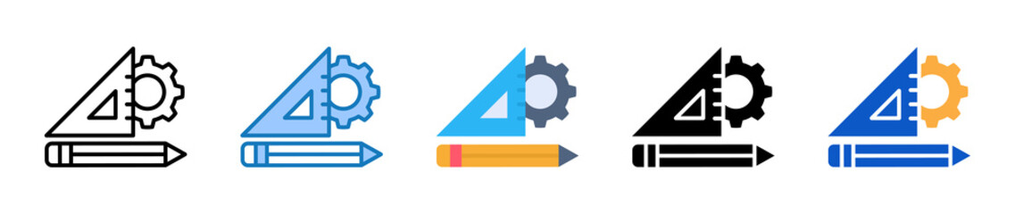 Design multiple style icons set design vector illustration. 