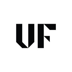 UF monogram logo design letter text name symbol monochrome logotype alphabet character simple logo