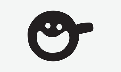 Coffee Silhouette, Illustration written vector t-shirt design, Calligraphy graphic design.