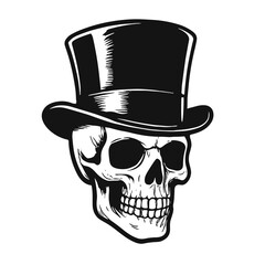 Human Skull illustration