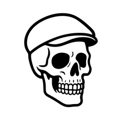 Human Skull illustration