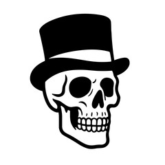 Human Skull illustration