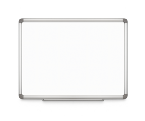 blank whiteboard for writing