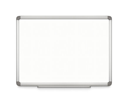 blank whiteboard for writing