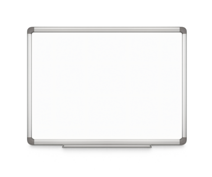 blank whiteboard for writing