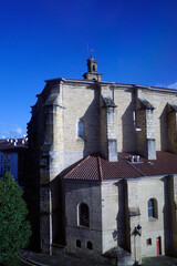 Detail of a church in Gernika, Spain