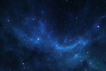 Obraz premium A starry night sky with a blue background