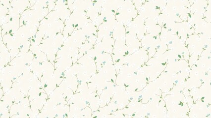 Romantic garden theme with forget me nots