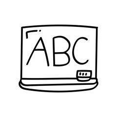 A traditional chalkboard with 