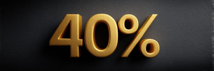 percent number decoration, hand, threedimensional