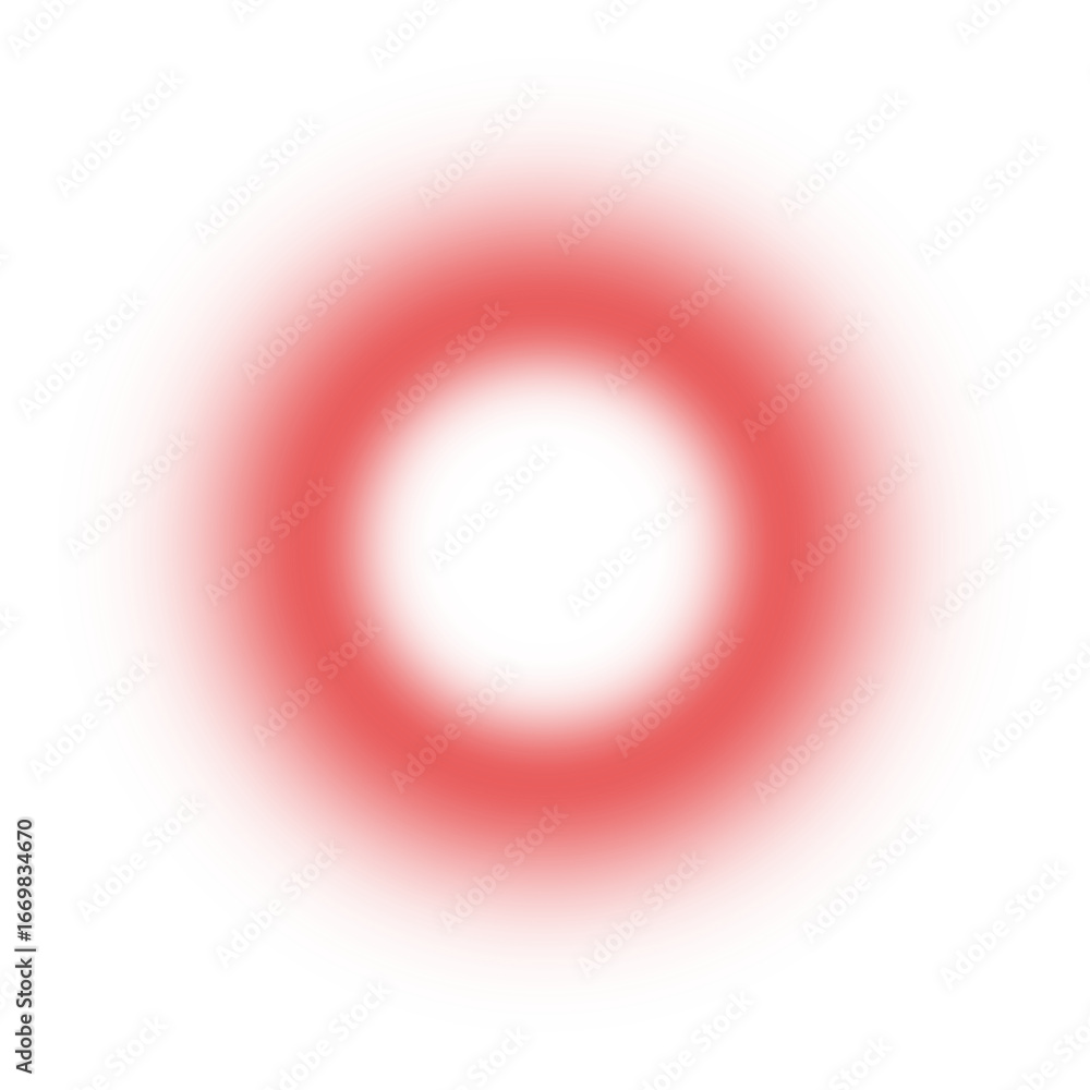 Poster glowing red light effect, blur glowing circle round shape, gradient design element