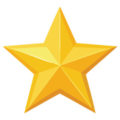 Obraz premium A clean and versatile vector icon of a star, perfect for use in rating systems, websites, and creative projects.