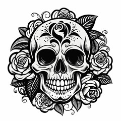 skull in the form