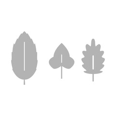 autumn leaves icon, autumn is coming, on a white background, vector illustration