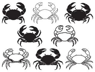 ZODIAC CANCER CRAB SILHOUETTE