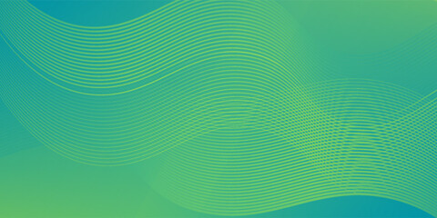 Fototapeta premium vector Abstract background light green modern corporate concept with light yellow color pattern can be edited wavy.