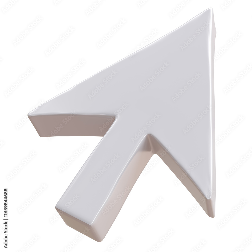 Poster mouse cursor arrow isolated on white, transparent. computer click pointer icon