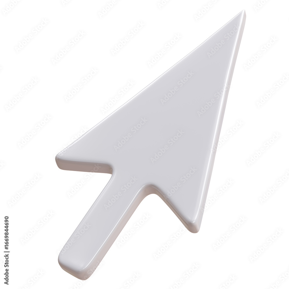 Poster mouse cursor arrow isolated on white, transparent. computer click pointer icon