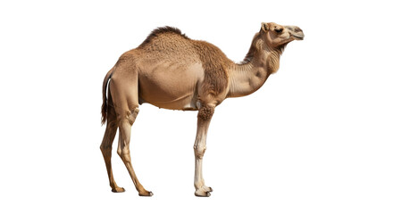 Isolated Camel: Desert Animal
