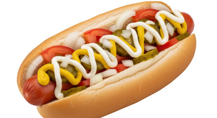 Isolated Hot Dog