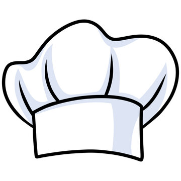 recommend clip art: Chef Hat Vector Illustration Doodle Drawing Art Icon