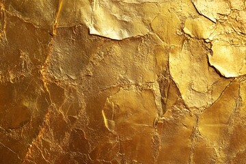 Fototapeta premium Luxurious golden texture shines with opulent brilliance