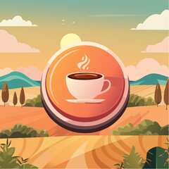 Caffe button