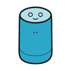 Fototapeta premium smart speaker vector illustration
