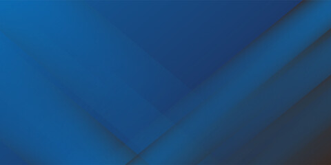 Obraz premium Blue background with abstract box rectangle geometric shapes modern element for banner, presentation design and flyer