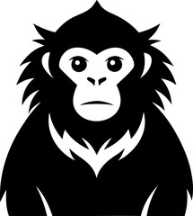 Primate Snow Monkey Icon