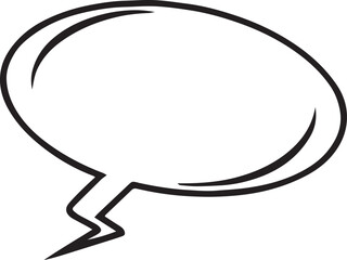  Hand Drawn Comic Speech Bubble&ndash; Vector Doodle Style Talk, Thought & Chat Balloons	