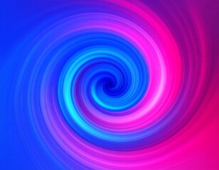 Vibrant swirling vortex of blues and pinks