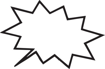  Hand Drawn Comic Speech Bubble&ndash; Vector Doodle Style Talk, Thought & Chat Balloons	
